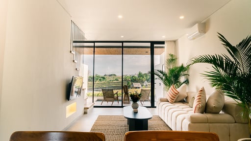 The Menuai Bali Villa Living room