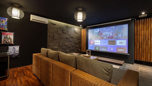 The Sterling Villa Media room