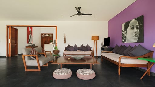 The Uma Villa Гостиная 1
