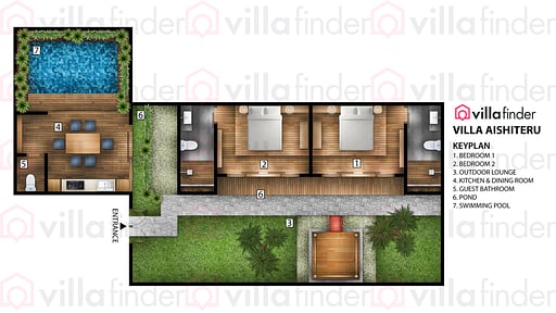 Villa Aishiteru Схема помещений
