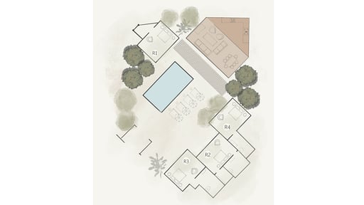 Villa Alabali Floor plan