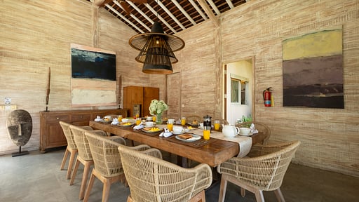 Villa Alea Dining area