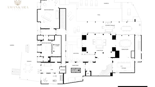 Villa Amankara Grundriss