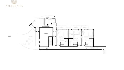 Villa Amankara Grundriss