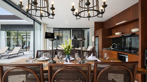 Villa Ambergris Dining area