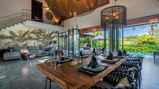 Villa Anam Tiga Dining area