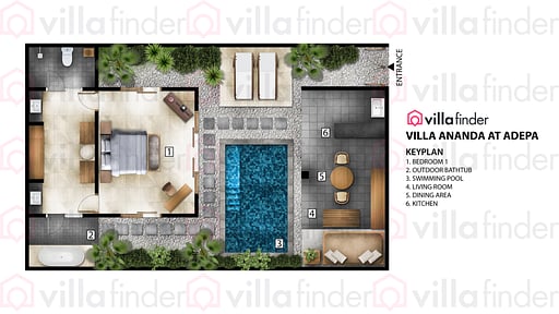 Villa Ananda at Adepa Denah Vila