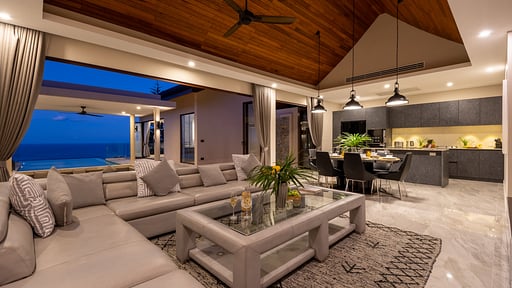 Villa Awan Tujuh Woonkamer