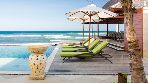 Villa Bayu Gita Beachfront Piscina
