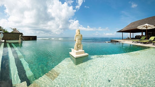 Villa Bayu Gita Beachfront Piscina