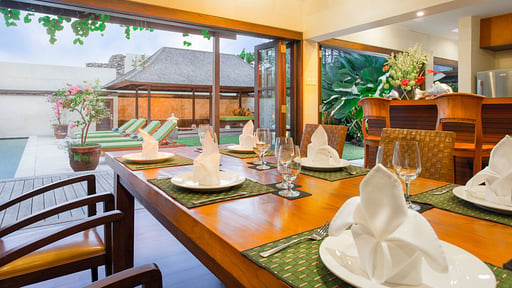 Villa Bayu Gita Residence Zona pranzo