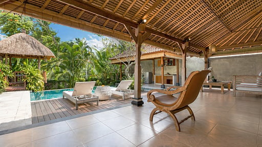 Villa Bedauh Ubud Terrasse/Veranda