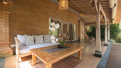 Villa Bedauh Ubud Terrasse/Veranda