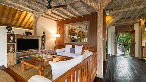 Villa Bedauh Wetan Wohnbereich