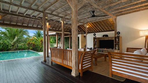 Villa Bedauh Wetan Wohnbereich