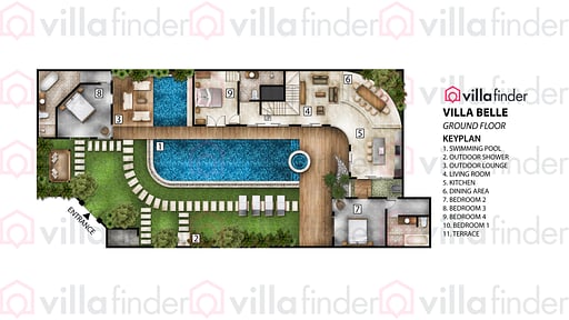 Villa Belle Схема помещений