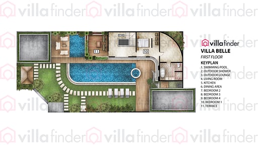 Villa Belle Схема помещений