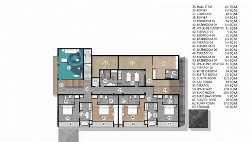 Villa Bluesiam Plan