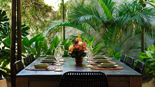 Villa Celeste Dining area