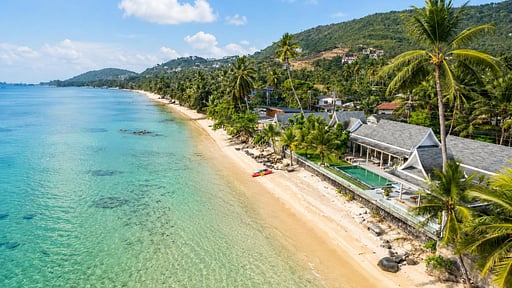 Villa de Sunset Drone pictures
