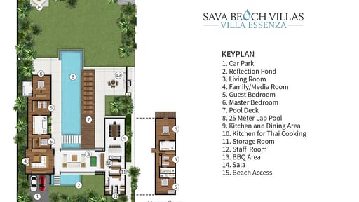 Villa Essenza Floor plan