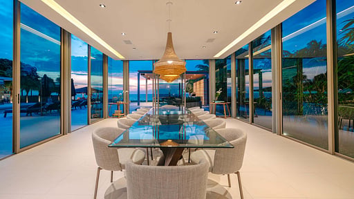 Villa Essenza Dining area