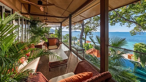 Villa Hidden Cove Rooftop lounge