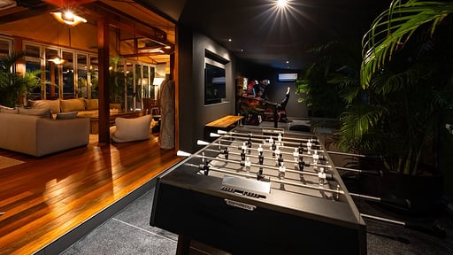 Villa Hidden Cove Media room