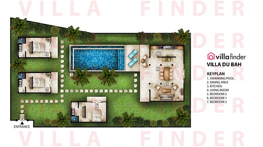 Villa Ho Bah Floor plan