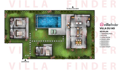 Villa Ho Bah Floor plan