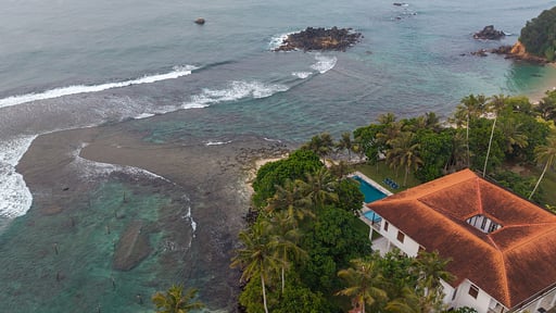 Villa Indisch Foto drone