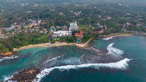 Villa Indisch Foto drone