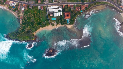 Villa Indisch Foto drone