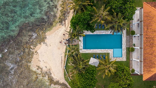 Villa Indisch Foto drone
