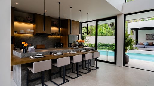 Villa Jiwa Bingin Кухня