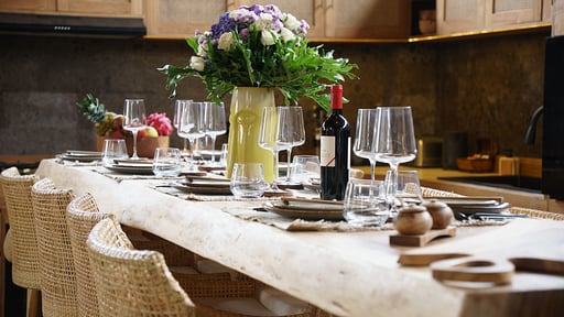 Villa Jocelyne Dining area