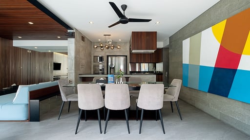 Villa Jumat Dining area