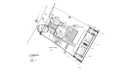 Villa Kabutera Floor plan