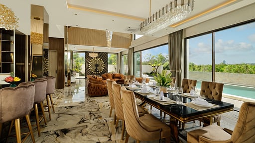 Villa Kalem Uluwatu Dining area