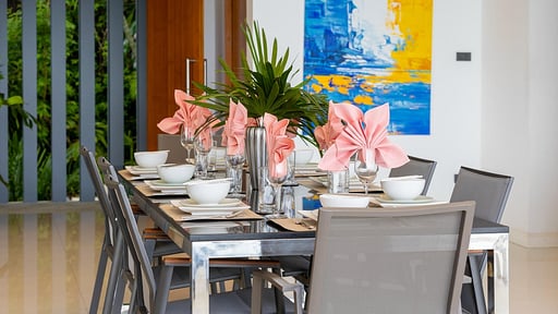 Villa Karpe Diem Dining area