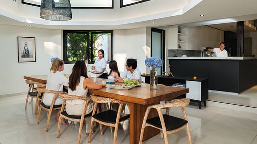 Villa Kubu Dewi Sri Area makan