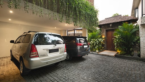 Villa Kubu Dewi Sri Area parkir