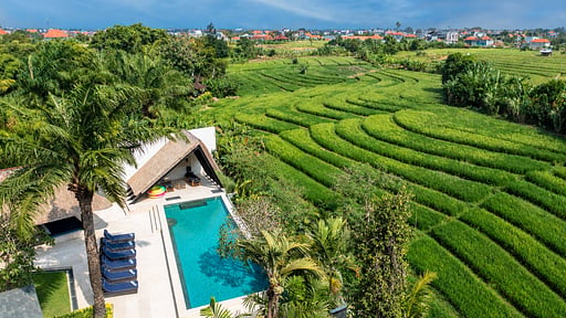 Villa Kubu Dewi Sri Foto Drone