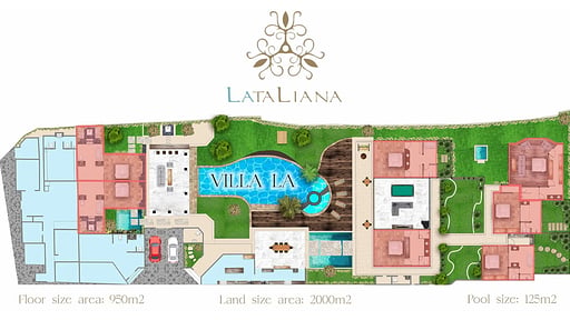 Villa LA Схема помещений