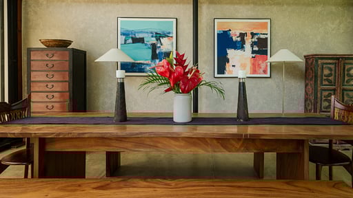 Villa Maggona Dining area