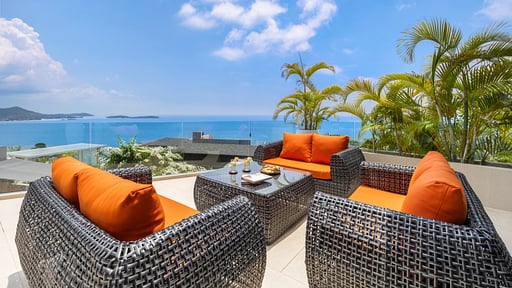 Villa Maji Rooftop lounge