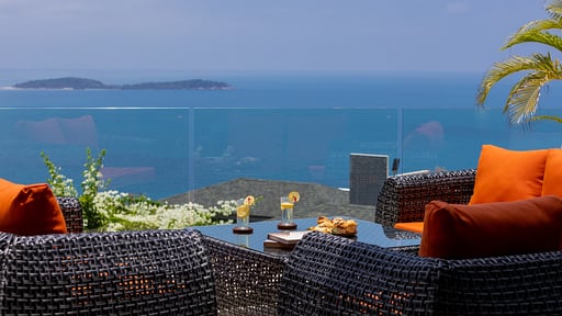 Villa Maji Rooftop lounge