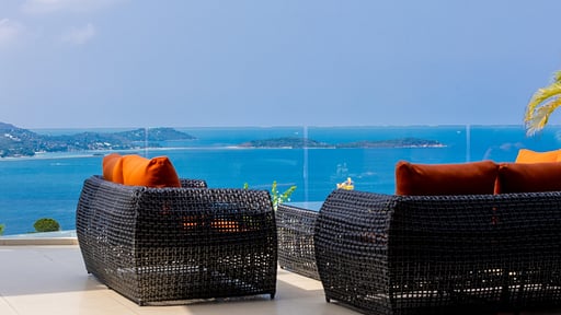 Villa Maji Rooftop lounge