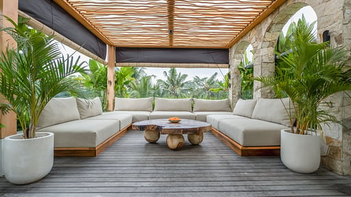 Villa Mandali Ubud Rooftop lounge