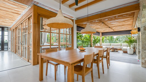 Villa Mandali Ubud Rooftop lounge